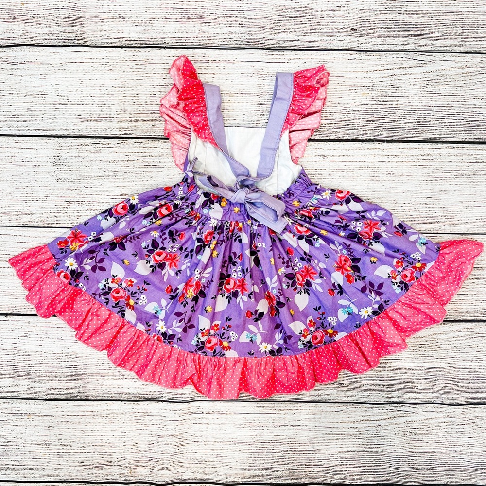 Charming Necessities Flutter Floral Dress - Picture 2 of 3